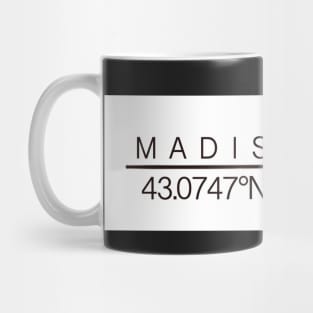 university of madison wisconsin coordinates Mug